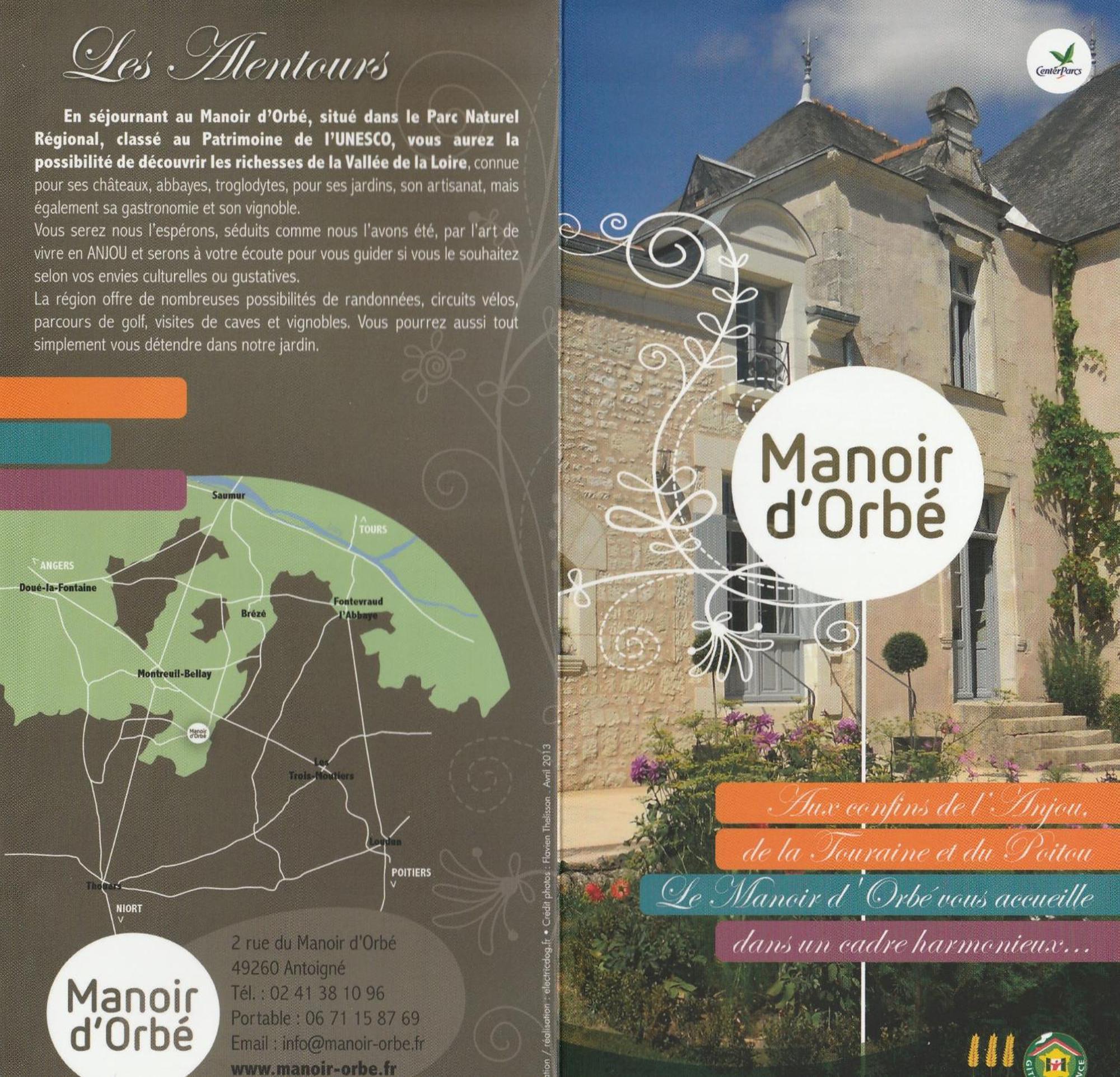 Manoir D'Orbe Hotell Montreuil-Bellay Eksteriør bilde